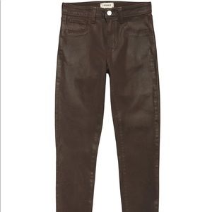 L’AGENCE Chocolate Coated Skinny Jeans